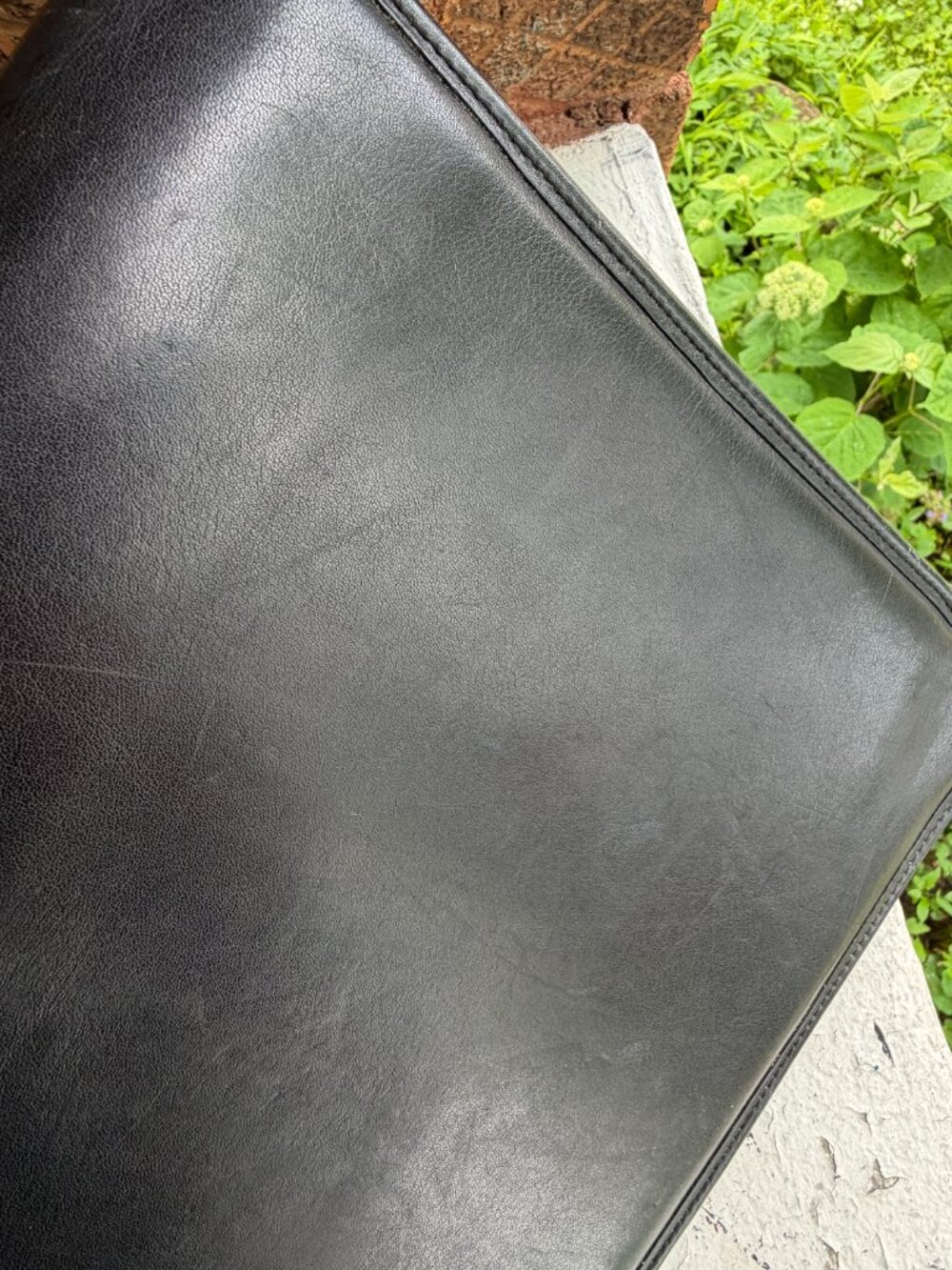 COACH Vintage 80s Large Portfolio Binder Navy Ink Document Brief Bag Case Unisex - Picture 10 of 14